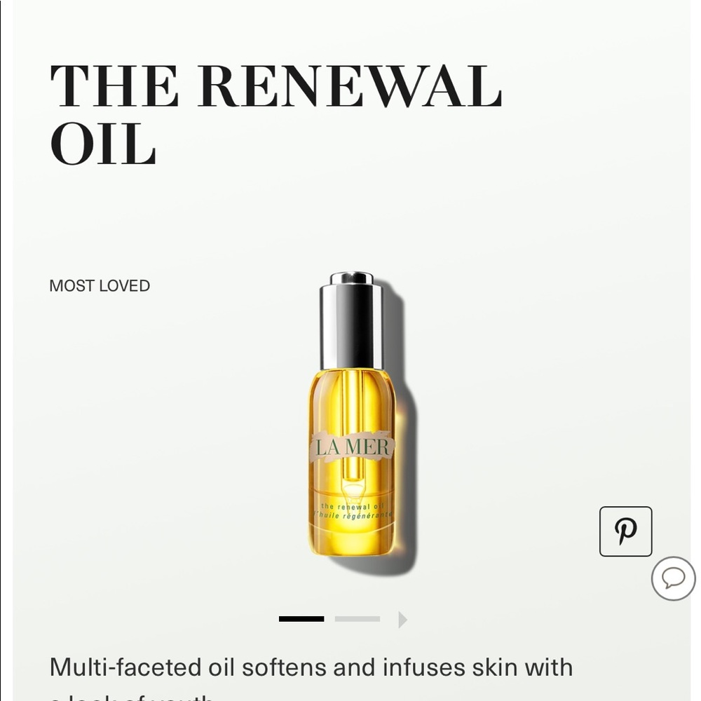 LA MER facial oil